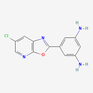 5-(6-Chlorooxazolo[5,4-b]pyridin-2-yl)benzene-1,3-diamine