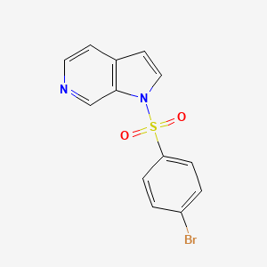 1-((4-bromophenyl)sulfonyl)-1H-pyrrolo[2,3-c]pyridine