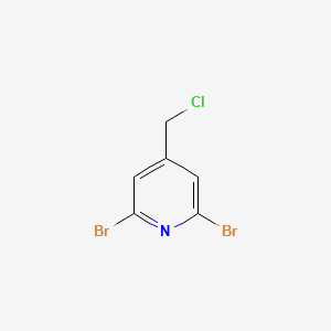 2,6-Dibromo-4-(chloromethyl)pyridine