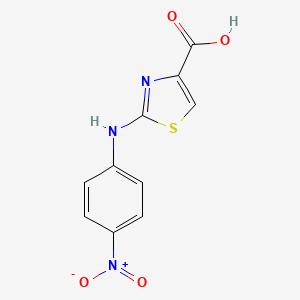 molecular formula C10H7N3O4S B1302259 2-(4-Nitrophenylamino)thiazole-4-carboxylic acid CAS No. 886496-56-6