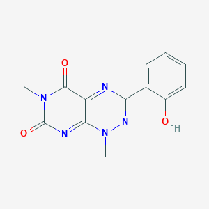 3-(2-Hydroxyphenyl)-1,6-dimethylpyrimido[5,4-e][1,2,4]triazine-5,7(1H,6H)-dione