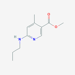 Methyl 4-methyl-6-(propylamino)nicotinate