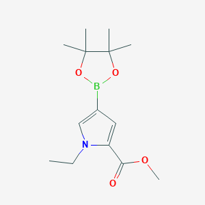 Methyl 1-ethyl-4-(4,4,5,5-tetramethyl-1,3,2-dioxaborolan-2-yl)-1H-pyrrole-2-carboxylate