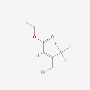 Ethyl 4-bromo-3-(trifluoromethyl)-2-butenoate