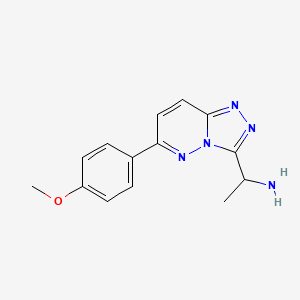 1-(6-(4-Methoxyphenyl)-[1,2,4]triazolo[4,3-b]pyridazin-3-yl)ethanamine