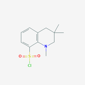 1,3,3-Trimethyl-1,2,3,4-tetrahydroquinoline-8-sulfonylchloride