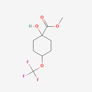 Methyl1-hydroxy-4-(trifluoromethoxy)cyclohexane-1-carboxylate