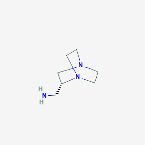 [(2R)-1,4-diazabicyclo[2.2.2]octan-2-yl]methanamine