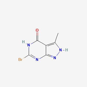 6-Bromo-3-methyl-1H-pyrazolo[3,4-d]pyrimidin-4(5H)-one