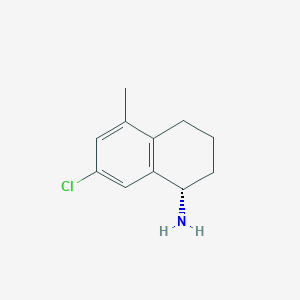 (S)-7-Chloro-5-methyl-1,2,3,4-tetrahydronaphthalen-1-amine