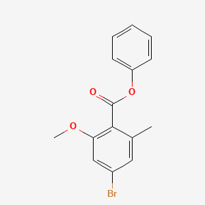 Phenyl 4-bromo-2-methoxy-6-methylbenzoate