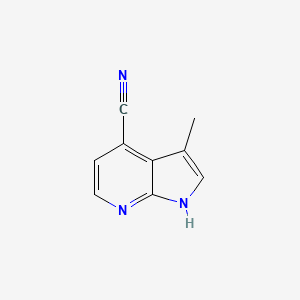 3-methyl-1H-pyrrolo[2,3-b]pyridine-4-carbonitrile