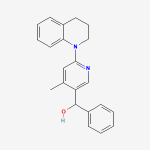 (6-(3,4-Dihydroquinolin-1(2H)-yl)-4-methylpyridin-3-yl)(phenyl)methanol