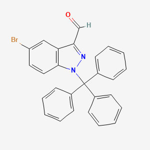 5-Bromo-1-trityl-1H-indazole-3-carbaldehyde