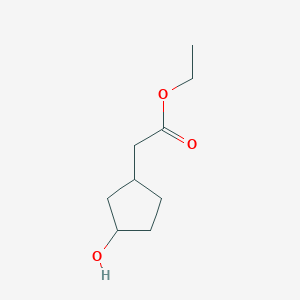 Ethyl 2-(3-hydroxycyclopentyl)acetate