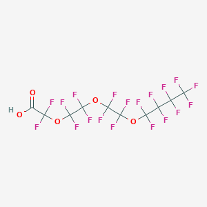 B1302275 Perfluoro-3,6,9-trioxatridecanoic acid CAS No. 330562-41-9