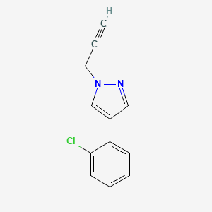 4-(2-Chlorophenyl)-1-(prop-2-yn-1-yl)-1H-pyrazole