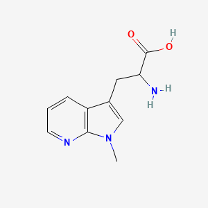 2-amino-3-{1-methyl-1H-pyrrolo[2,3-b]pyridin-3-yl}propanoic acid