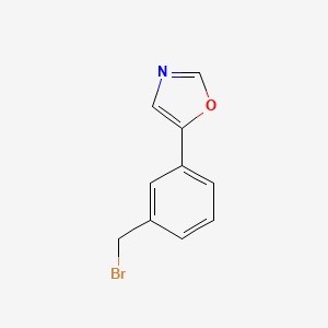 5-(3-(Bromomethyl)phenyl)oxazole