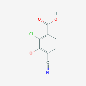 2-Chloro-4-cyano-3-methoxybenzoic acid