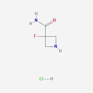 3-Fluoroazetidine-3-carboxamide hydrochloride