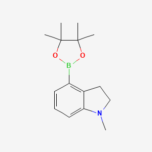 1-Methyl-4-(4,4,5,5-tetramethyl-1,3,2-dioxaborolan-2-yl)indoline