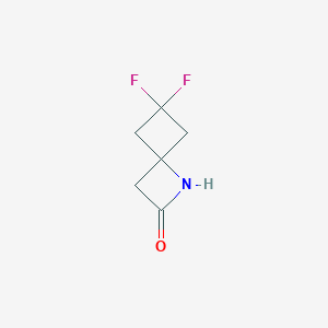 6,6-Difluoro-1-azaspiro[3.3]heptan-2-one