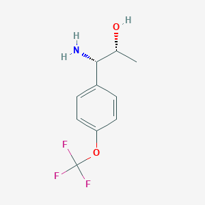 (1S,2R)-1-Amino-1-[4-(trifluoromethoxy)phenyl]propan-2-OL