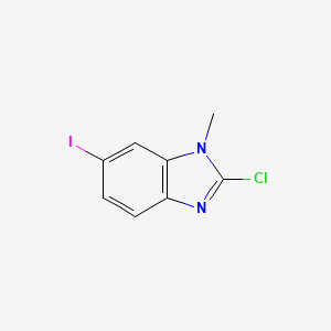 2-Chloro-6-iodo-1-methyl-1H-benzo[d]imidazole