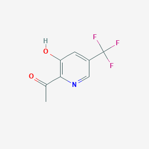 1-(3-Hydroxy-5-(trifluoromethyl)pyridin-2-yl)ethanone