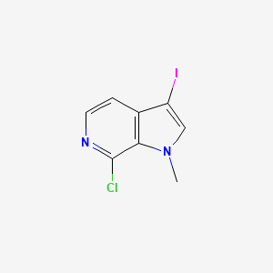 7-chloro-3-iodo-1-methyl-1H-pyrrolo[2,3-c]pyridine