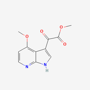 methyl 2-{4-methoxy-1H-pyrrolo[2,3-b]pyridin-3-yl}-2-oxoacetate