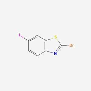 2-Bromo-6-iodobenzo[d]thiazole