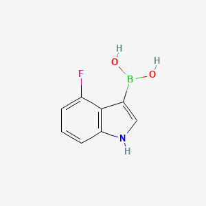 (4-fluoro-1H-indol-3-yl)boronic acid