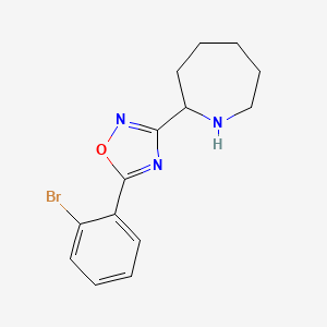 3-(Azepan-2-yl)-5-(2-bromophenyl)-1,2,4-oxadiazole