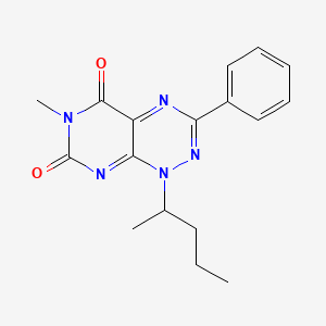 6-Methyl-1-(pentan-2-yl)-3-phenylpyrimido[5,4-e][1,2,4]triazine-5,7(1H,6H)-dione