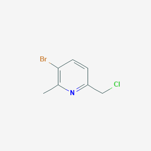 3-Bromo-6-(chloromethyl)-2-methylpyridine