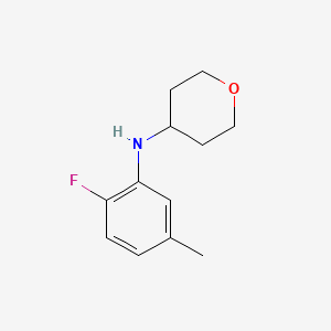 N-(2-Fluoro-5-methylphenyl)tetrahydro-2H-pyran-4-amine