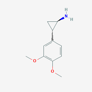 (1R,2S)-2-(3,4-Dimethoxyphenyl)cyclopropanamine