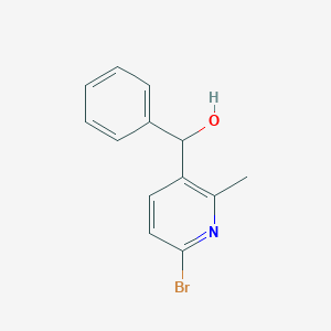 (6-Bromo-2-methylpyridin-3-yl)(phenyl)methanol