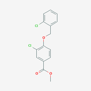 Methyl 3-chloro-4-((2-chlorobenzyl)oxy)benzoate