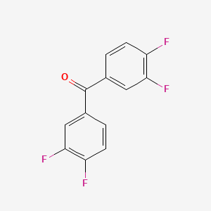 molecular formula C13H6F4O B1302298 3,3',4,4'-Tetrafluorobenzophenone CAS No. 117320-03-3