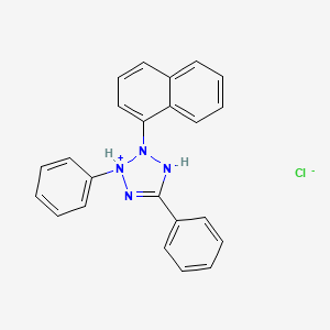 2-(naphthalen-1-yl)-3,5-diphenyl-2,3-dihydro-1H-1,2,3,4-tetrazol-3-ium chloride