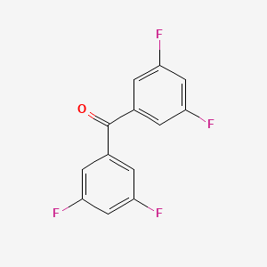 molecular formula C13H6F4O B1302301 3,3',5,5'-Tetrafluorobenzophenone CAS No. 139911-09-4