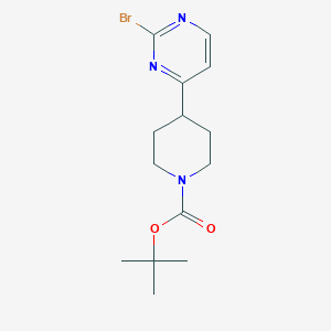 4-(2-Bromo-pyrimidin-4-yl)-piperidine-1-carboxylicacidtert-butylester