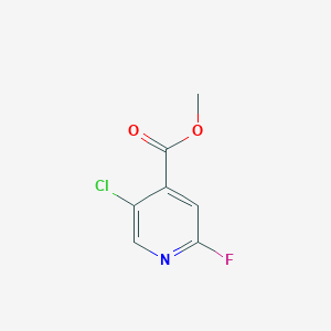 Methyl5-chloro-2-fluoroisonicotinate