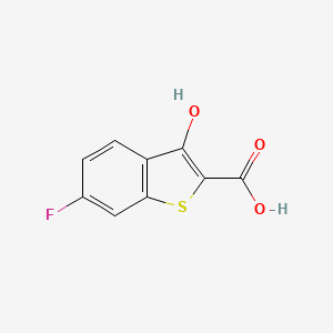 6-Fluoro-3-hydroxybenzo[b]thiophene-2-carboxylic acid