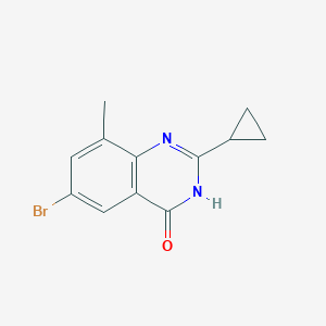 6-Bromo-2-cyclopropyl-8-methylquinazolin-4(3H)-one