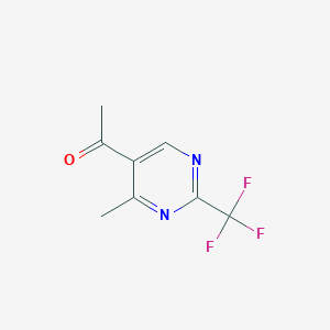 1-(4-Methyl-2-(trifluoromethyl)pyrimidin-5-yl)ethanone