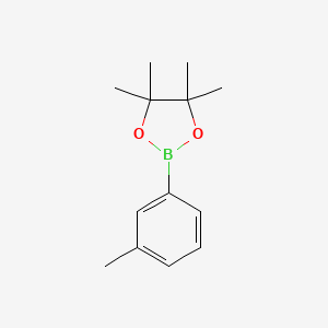 molecular formula C13H19BO2 B1302309 4,4,5,5-Tetramethyl-2-(m-tolyl)-1,3,2-dioxaborolane CAS No. 253342-48-2